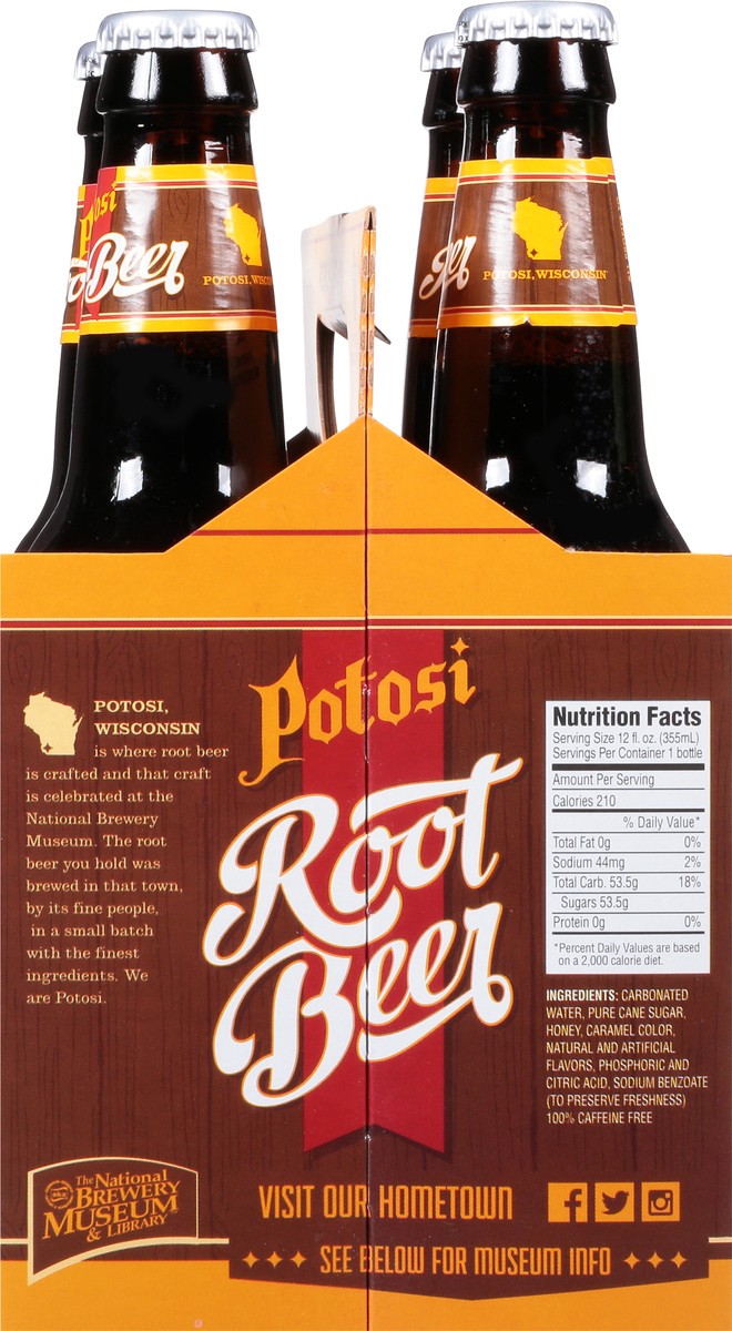 slide 12 of 14, Potosi Root Beer 4Pk, 1 ct