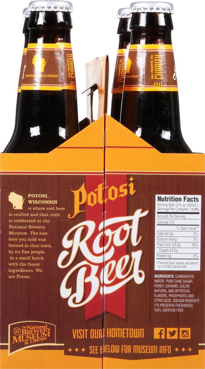 slide 8 of 14, Potosi Root Beer 4Pk, 1 ct