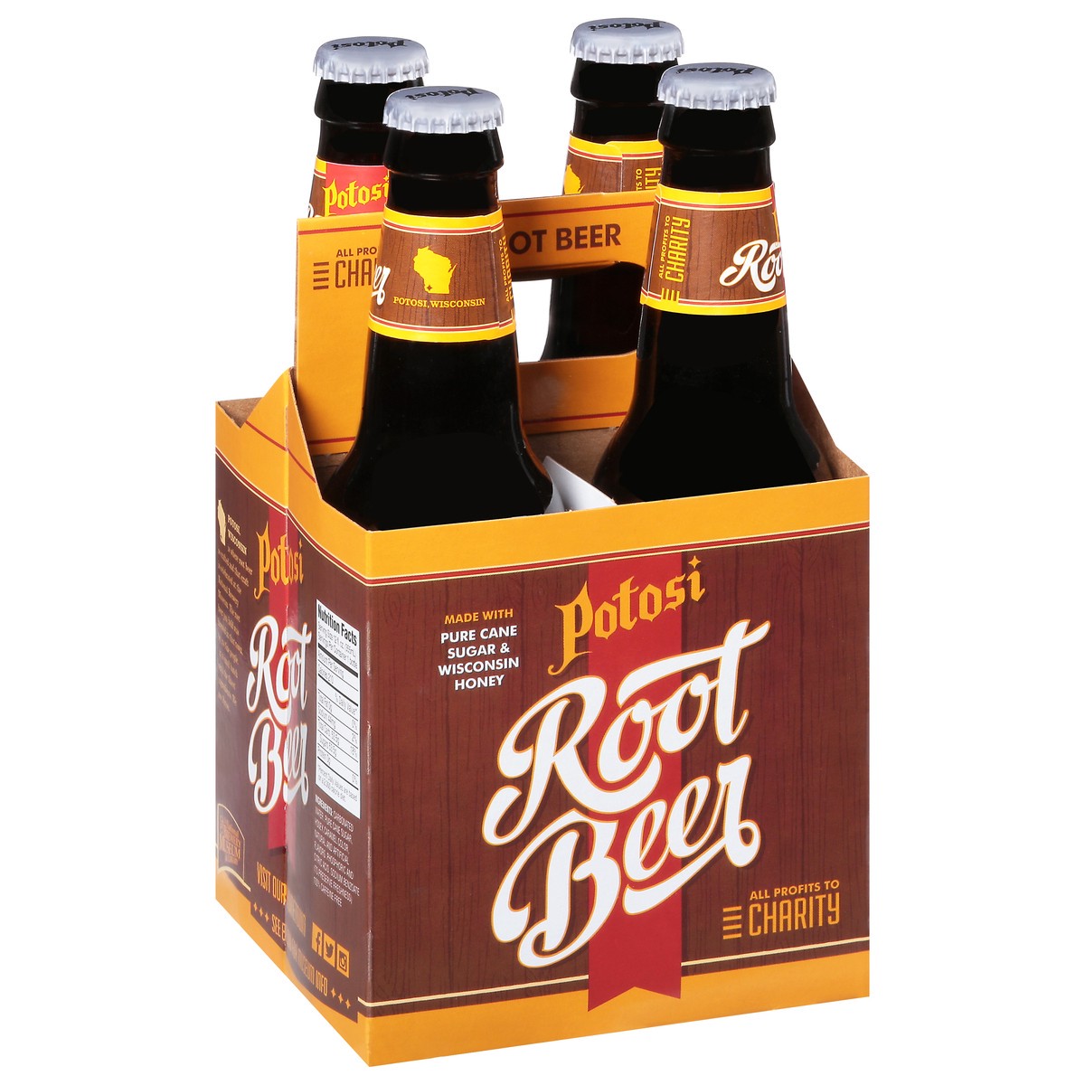 slide 10 of 14, Potosi Root Beer 4Pk, 1 ct