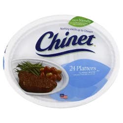 Chinet Classic Platter 12 5/8" x 10" - 24ct
