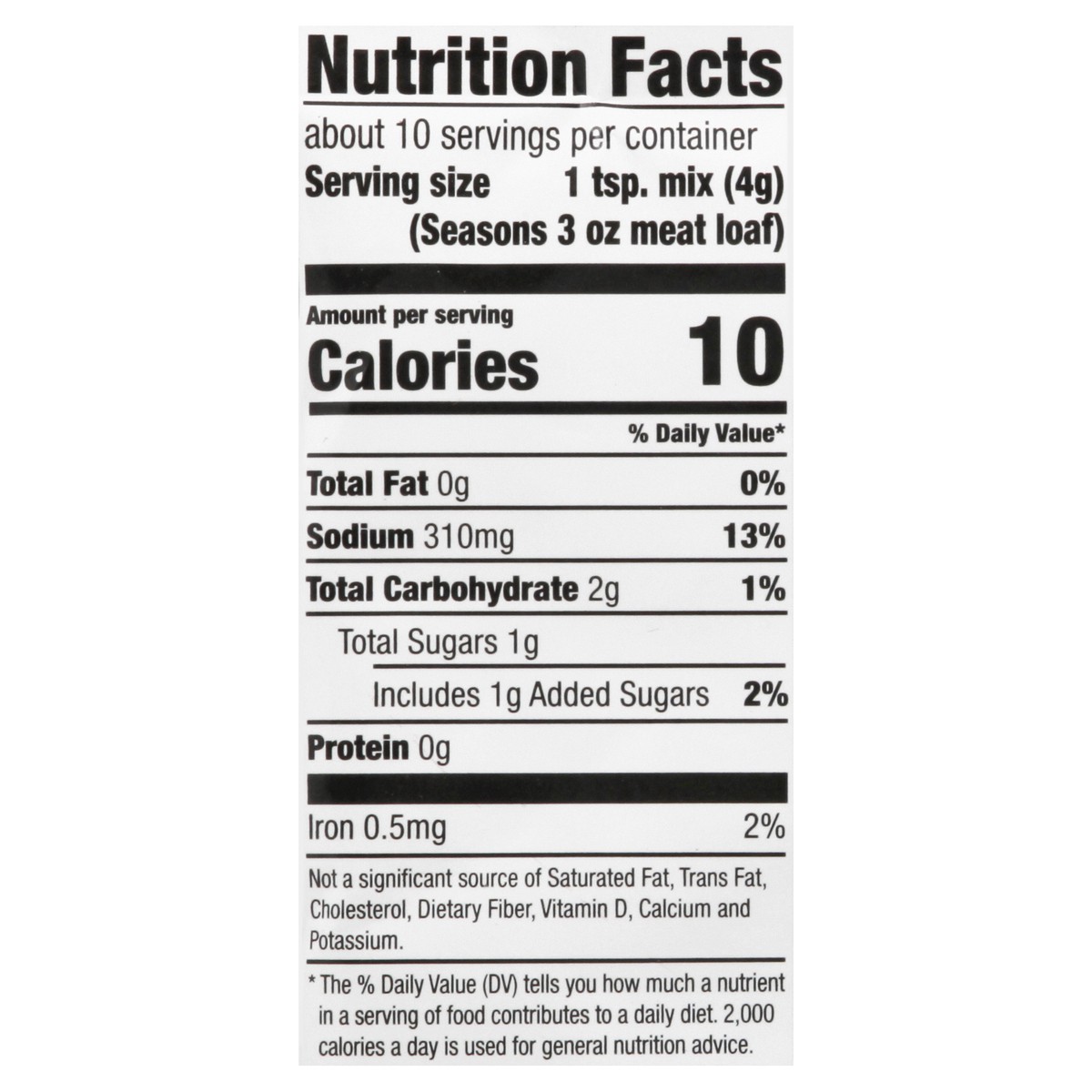 slide 2 of 10, McCormick Gluten-Free Meatloaf Seasoning 1.5 oz Packet, 1.5 oz