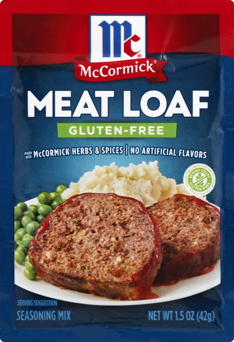 slide 7 of 10, McCormick Gluten-Free Meatloaf Seasoning 1.5 oz Packet, 1.5 oz