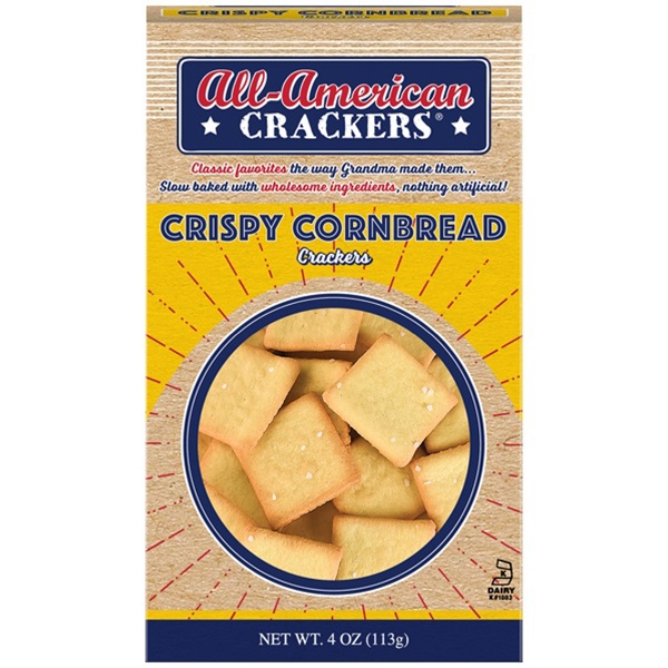 slide 1 of 1, Partners Cornbread Crispy Crackers, 4 oz