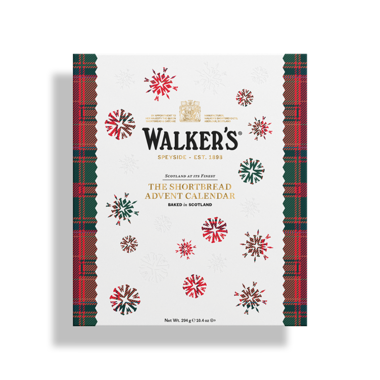 slide 1 of 1, Walker's Holiday Shortbread Advent Calendar Cookies, 10.4 oz