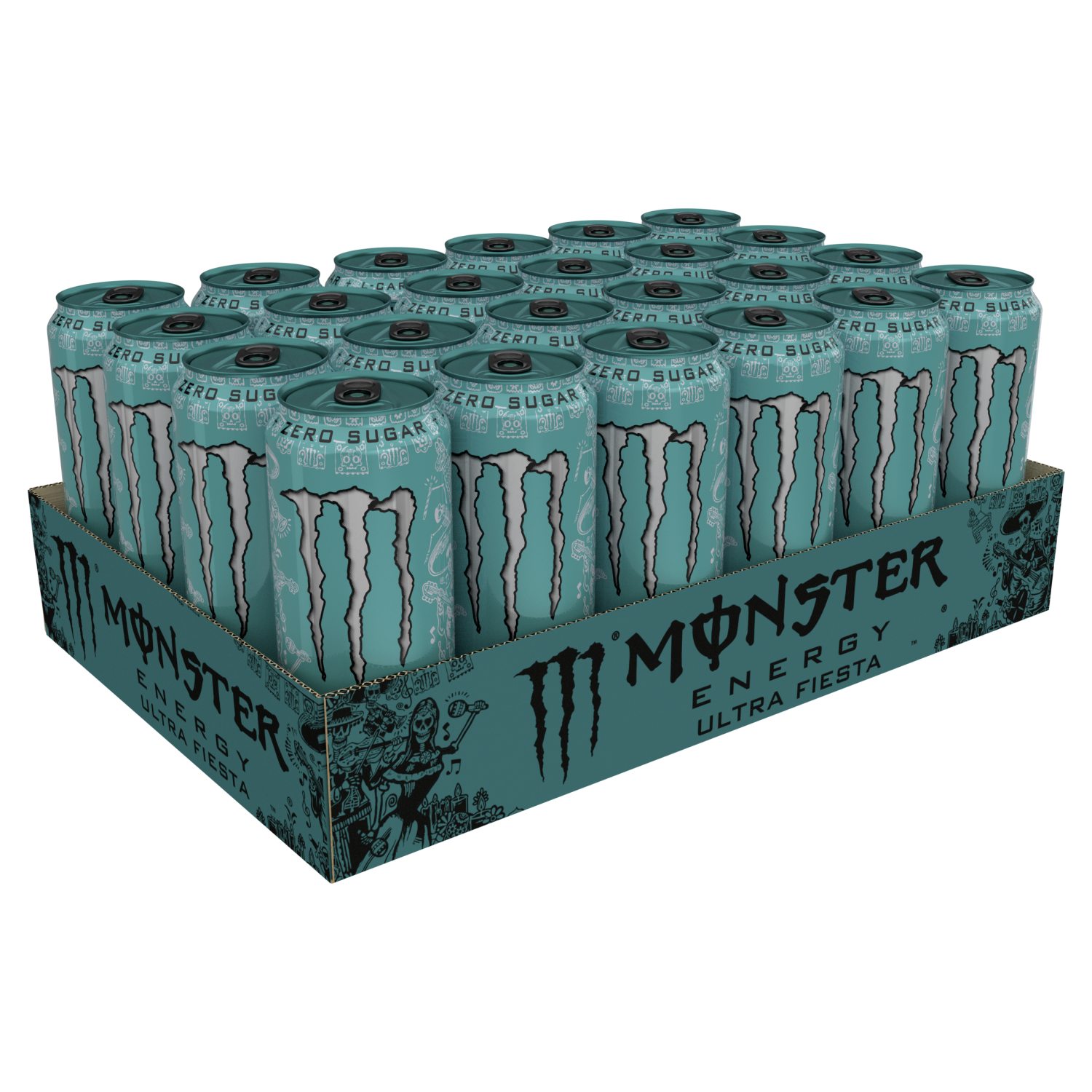 slide 2 of 4, Monster Energy Ultra Fiesta, Sugar Free Energy Drink - 16 oz, 16 oz