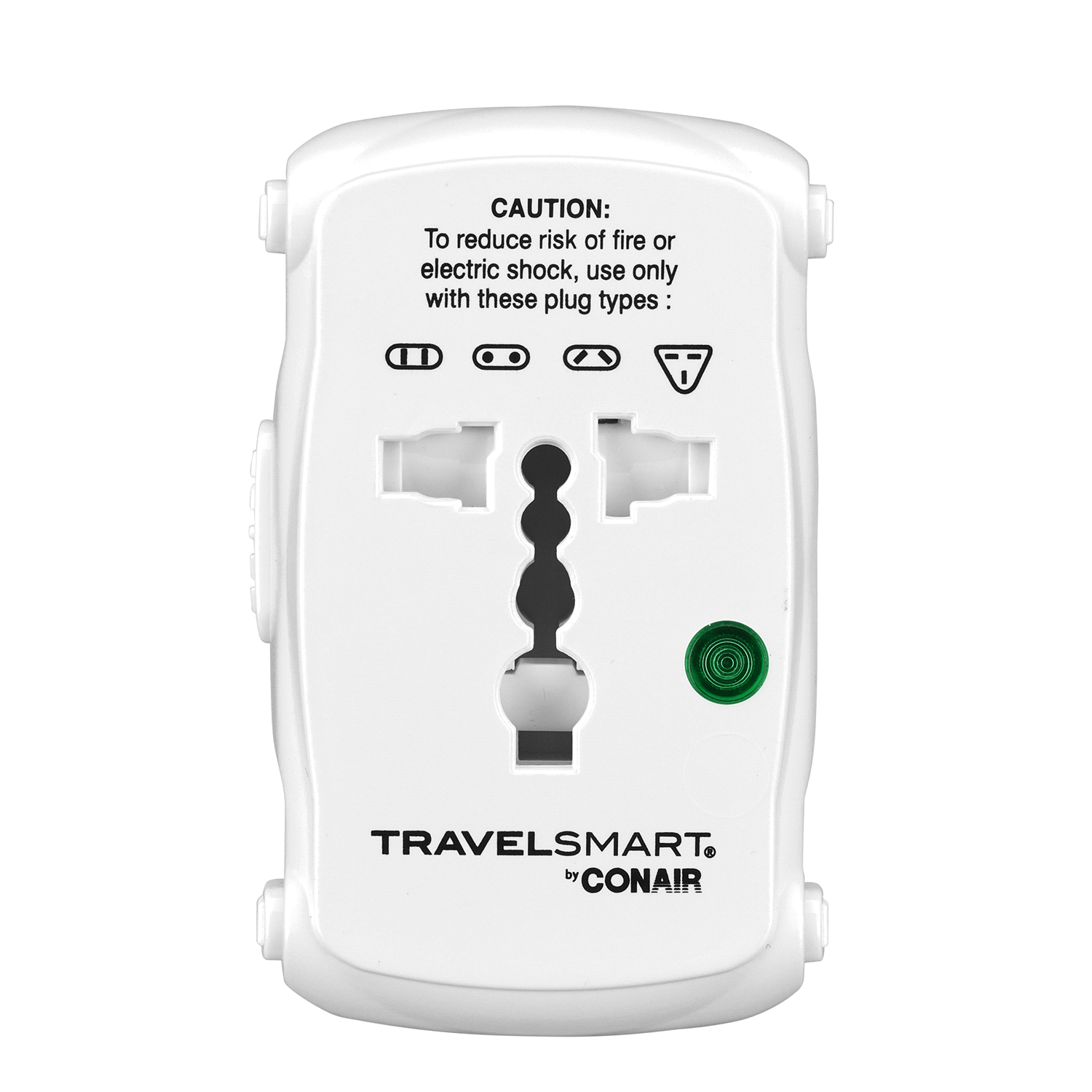 slide 1 of 3, Travel Smart All in One Adapter Plug, 1 ct