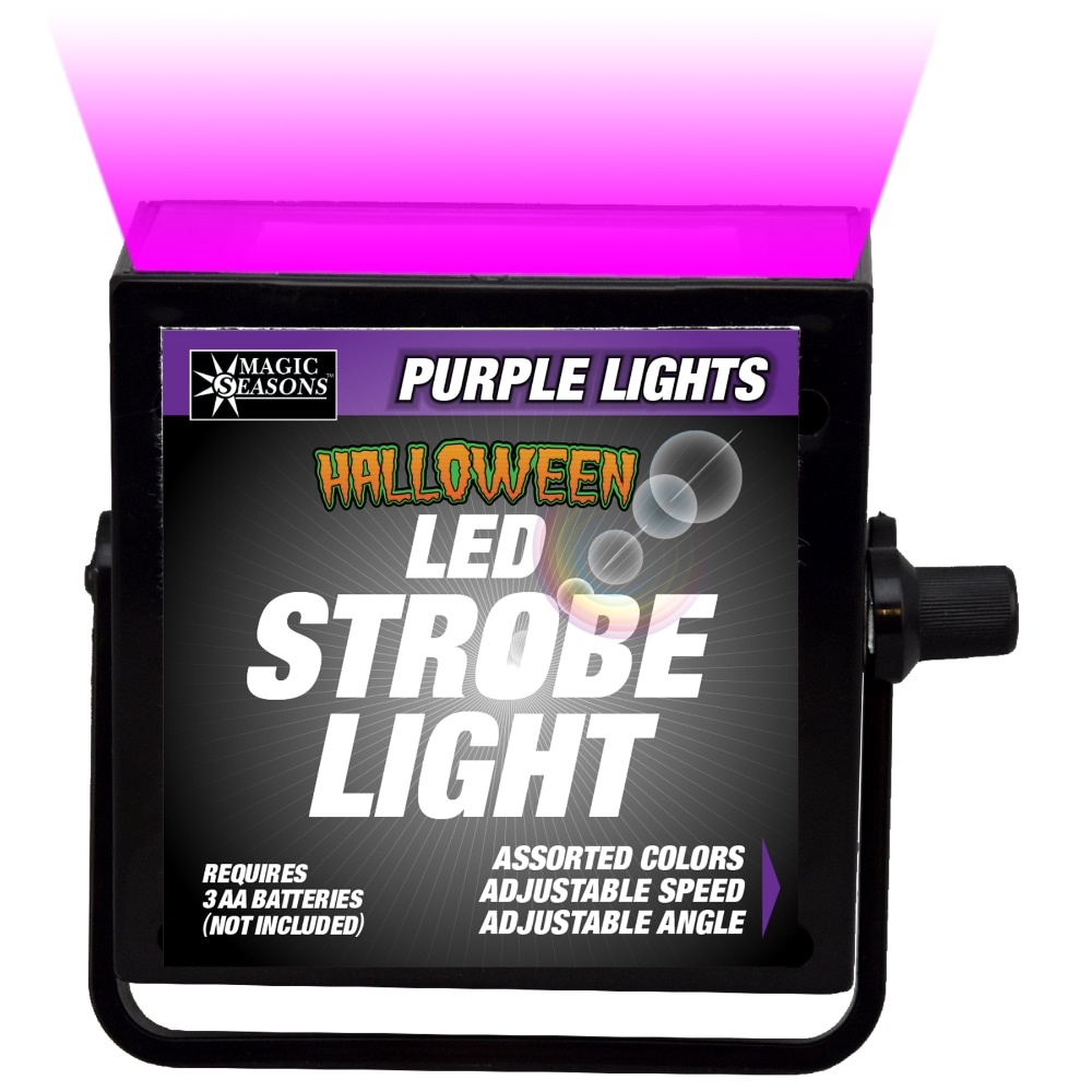 slide 1 of 1, Magic Seasons Halloween Led Strobe Light - Purple, 1 ct