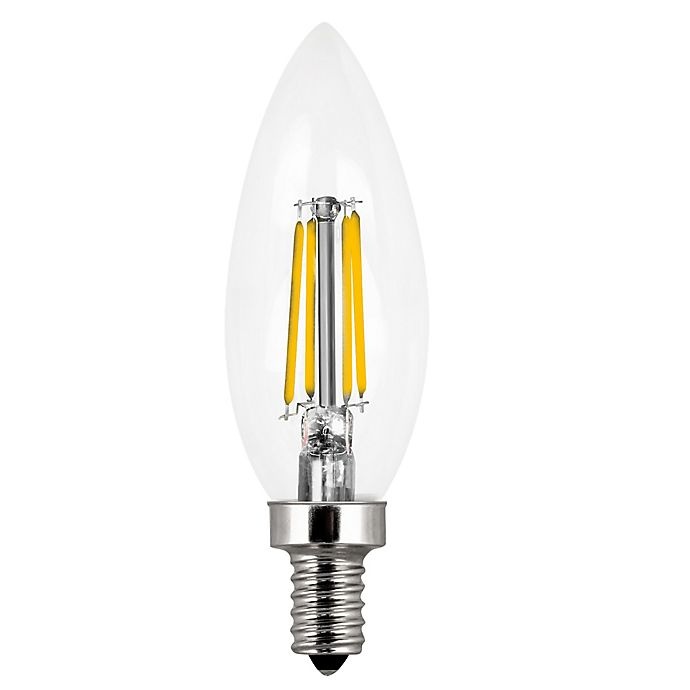 slide 1 of 1, Feit Electric Filament 60-Watt Equivalent A15 LED Light Bulbs, 2 ct