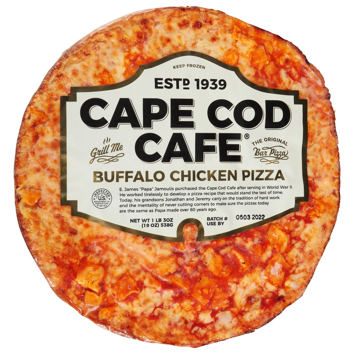 slide 11 of 13, Cape Cod Cafe Buffalo Chicken Pizza 19 oz, 19 oz