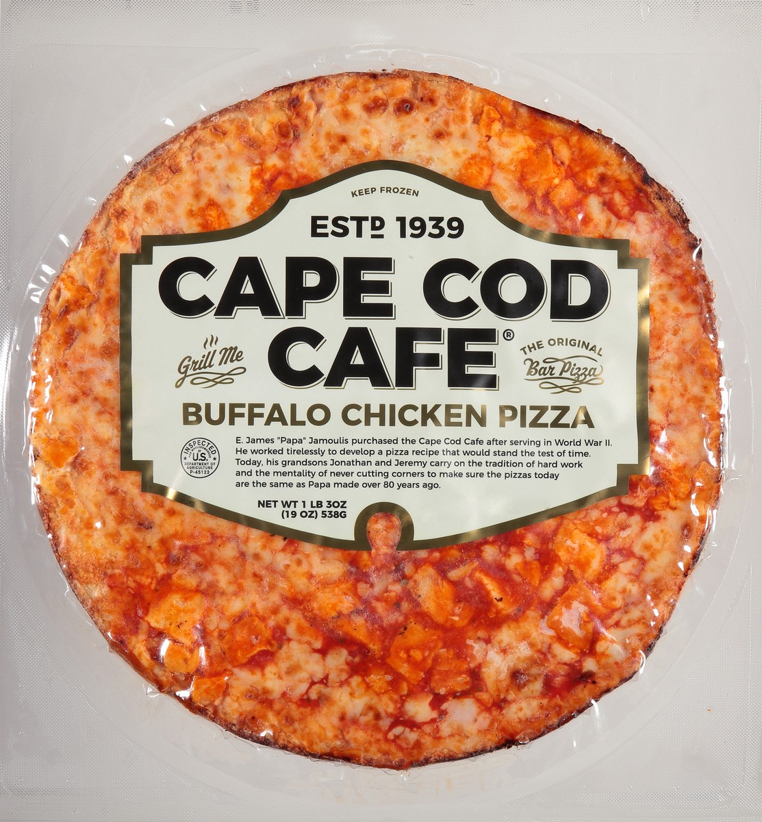 slide 1 of 13, Cape Cod Cafe Buffalo Chicken Pizza 19 oz, 19 oz