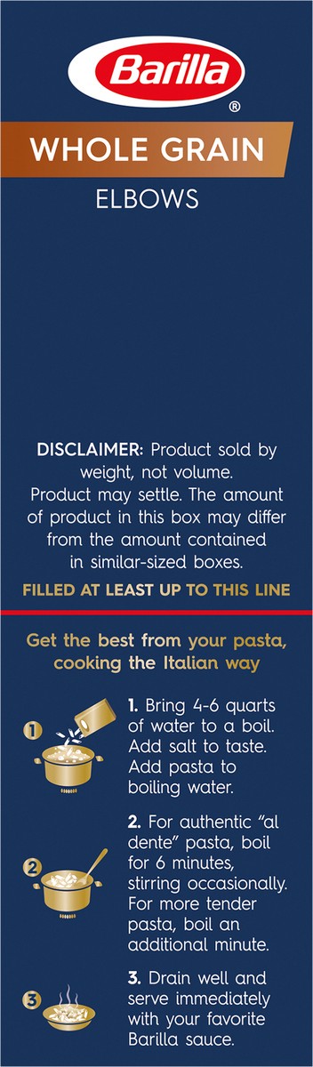 slide 7 of 9, Barilla Whole Grain Elbows Pasta 16 oz. Box, 