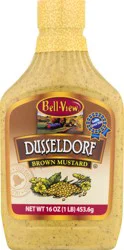 Bell-View Dusseldorf Brown Mustard 16 oz