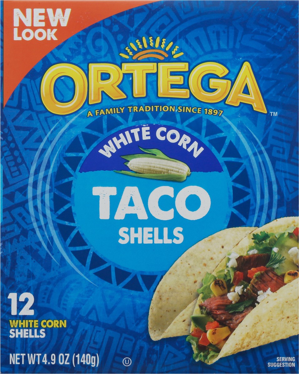 slide 2 of 9, Ortega White Corn Taco Shells 4.9 oz, 4.9 oz