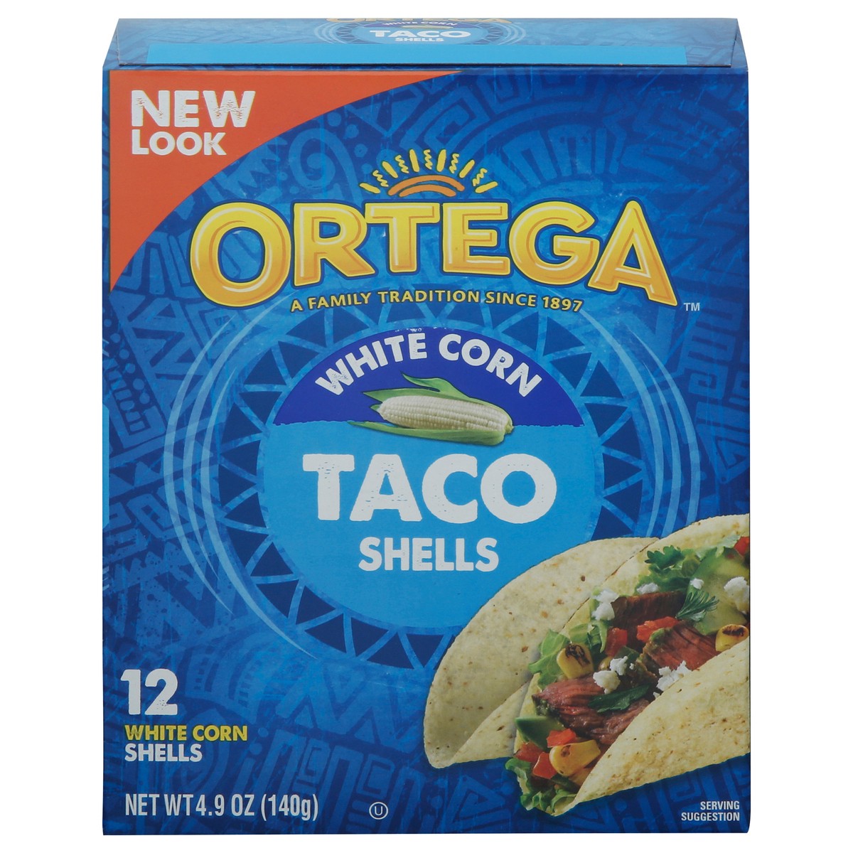 slide 1 of 9, Ortega White Corn Taco Shells 4.9 oz, 4.9 oz