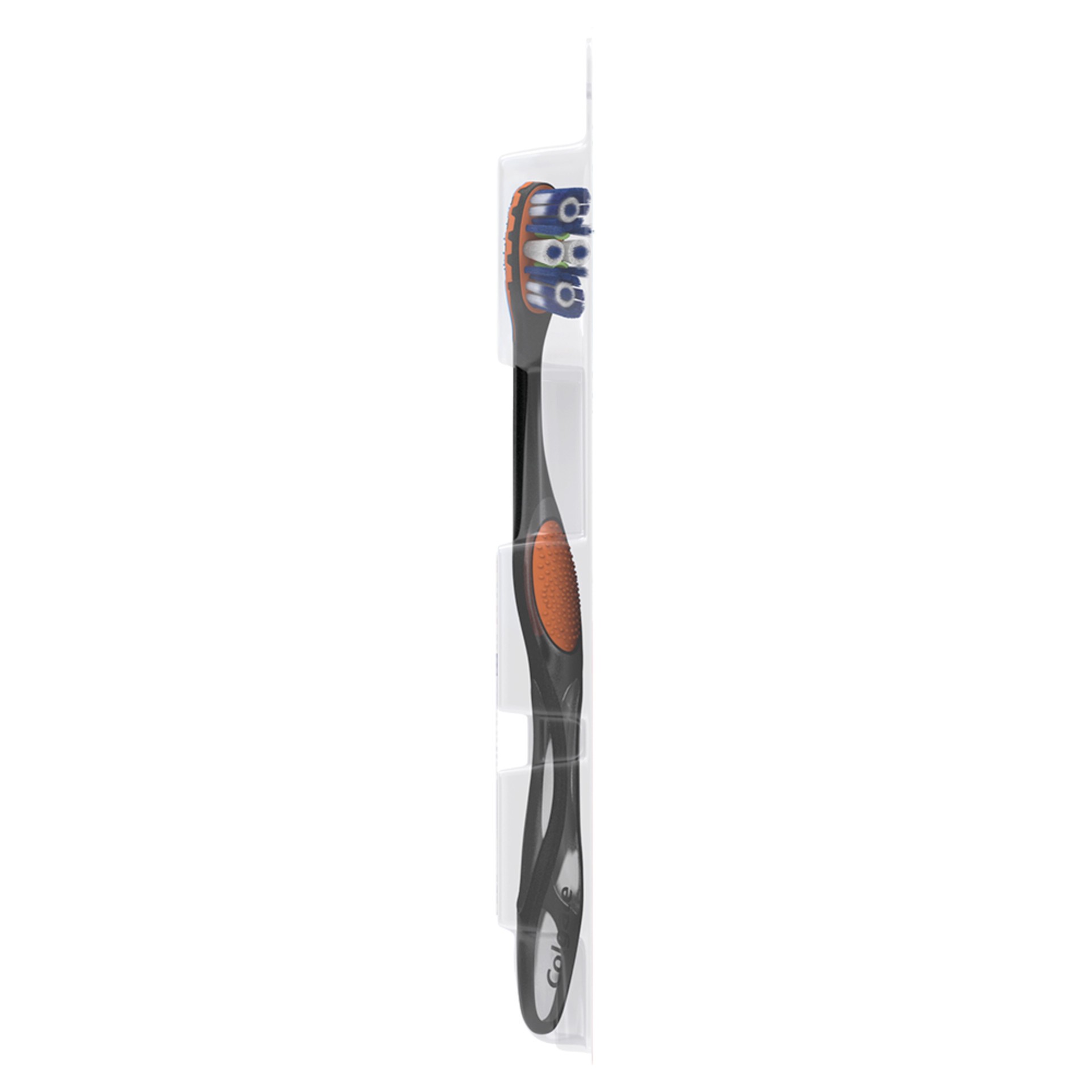 slide 6 of 10, Colgate 360 Advanced Floss Tip Medium Bristles toothbrush for adults 2 pck, 2 ct