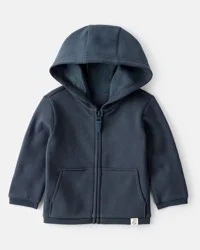 Carter's Baby Boy Long-Sleeve Zip-Up Jacket - Navy - 18M