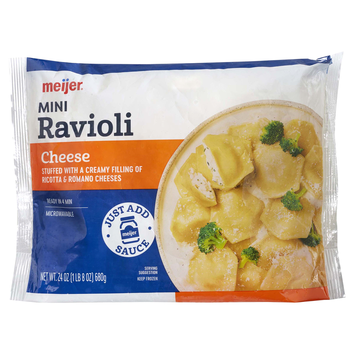 slide 1 of 29, Meijer Mini Cheese Ravioli, 24 oz