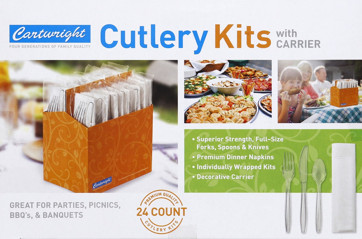 slide 2 of 4, Cartwright Cutlery Kits 24 ea, 24 ct