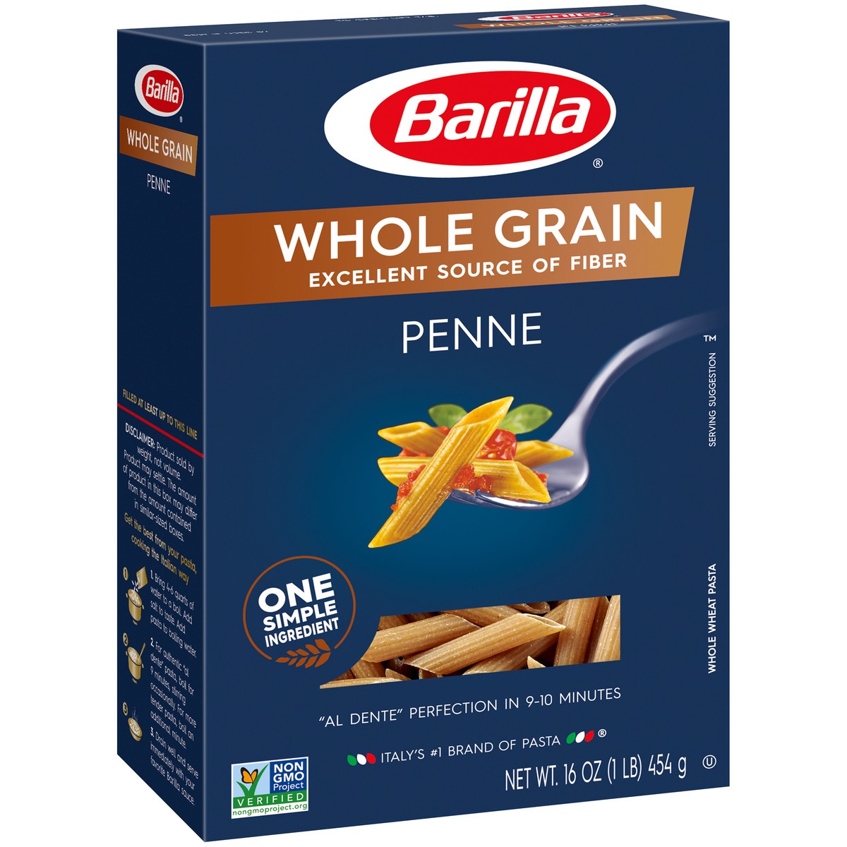 slide 2 of 9, Barilla Whole Grain Penne Pasta 16 oz. Box, 16 oz