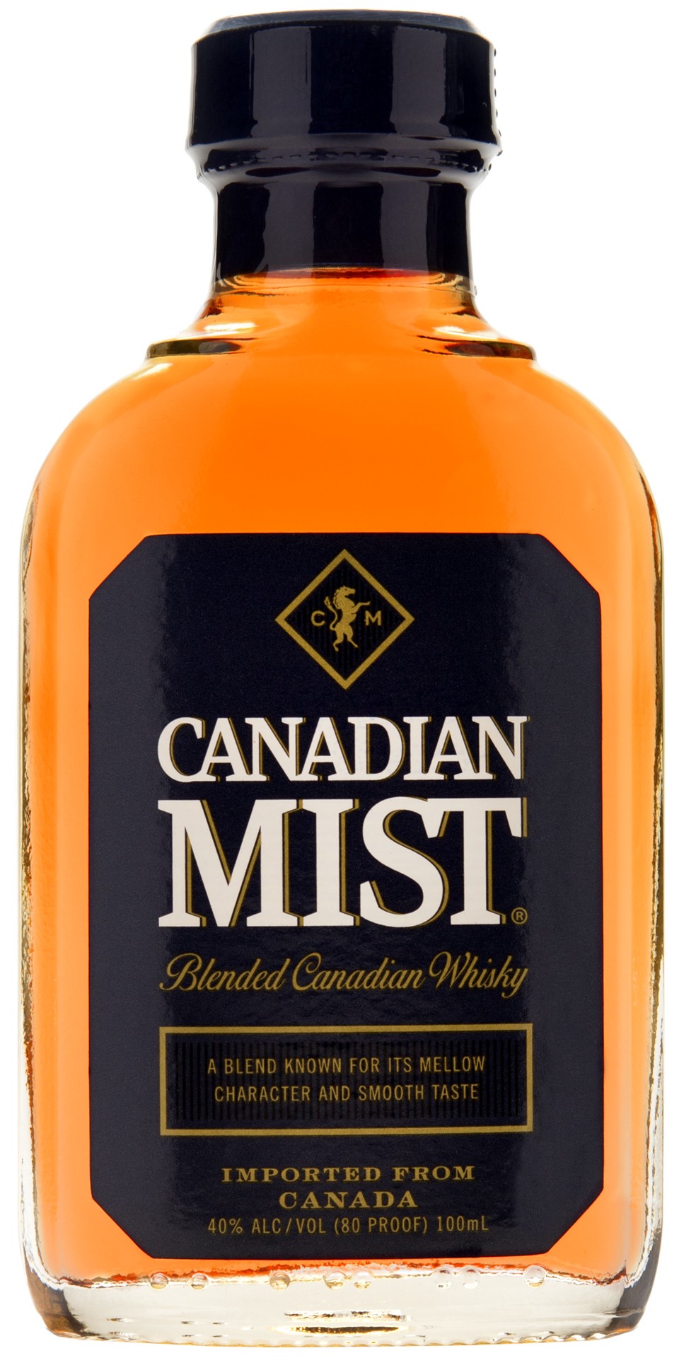 slide 1 of 2, Canadian Mist Blended Canadian Whisky 100ml 80 Proof, 100 ml