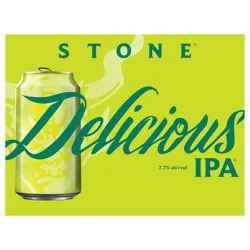 Stone Brewing Delicious IPA Beer, 12 Pack, 12 fl oz Cans