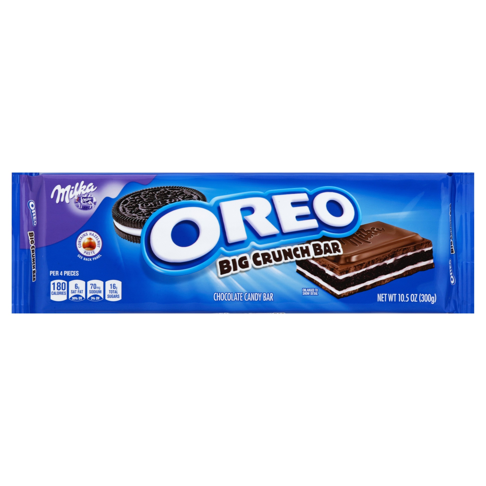 slide 1 of 1, Milka Oreo Big Crunch Chocolate Candy Bar, 10.5 oz