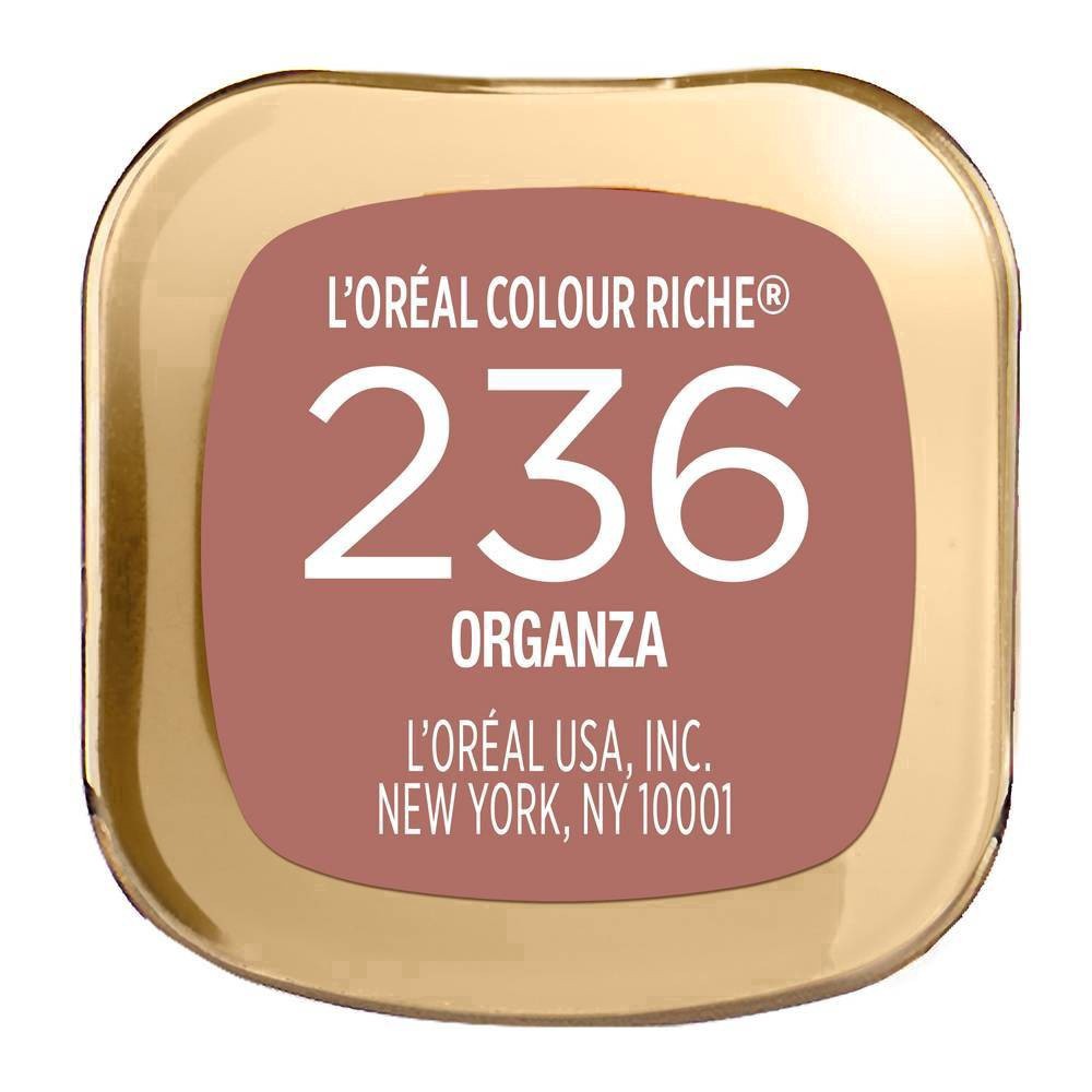 slide 17 of 23, L'Oréal Colour Riche Original Satin Lipstick For Moisturized Lips - Organza - 0.13oz, 0.13 oz