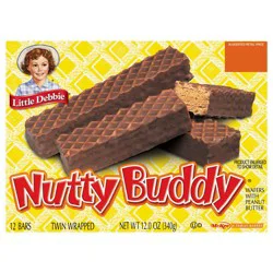 Little Debbie Nutty Buddy Wafer Bars
