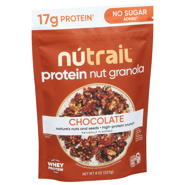 slide 1 of 1, Nutrail Granola Protein Chocolate Nut - 8 OZ, 8 oz
