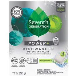 Seventh Generation Fresh Citrus scent Dishwasher Detergent Packs