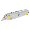 slide 5 of 9, Stanley 6-3/8 inch QUICK CHANGE Retractable Utility Knife, 1 ct