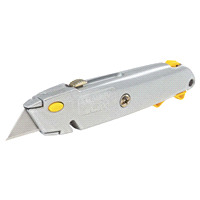 slide 9 of 9, Stanley 6-3/8 inch QUICK CHANGE Retractable Utility Knife, 1 ct