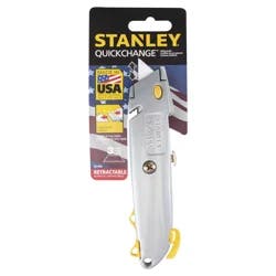 Stanley 6-3/8 inch QUICK CHANGE Retractable Utility Knife