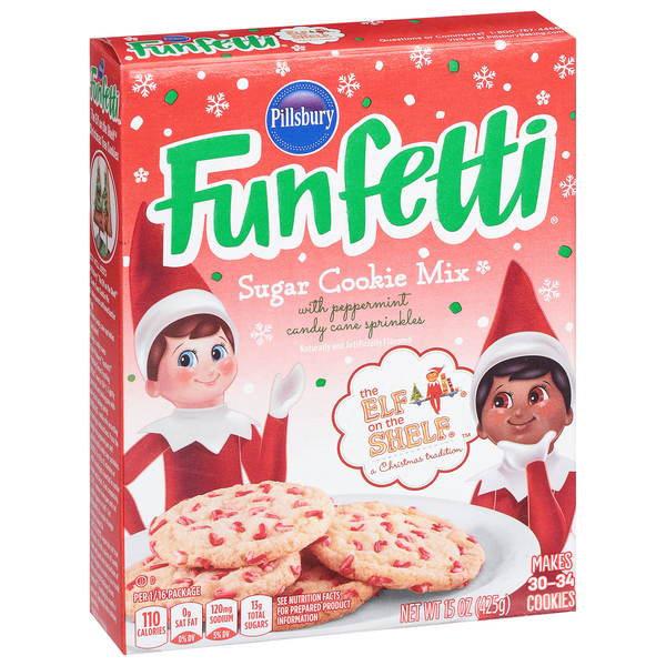 slide 1 of 1, Funfetti Santaverse Sugar Cookie Mix 15 oz, 15 oz