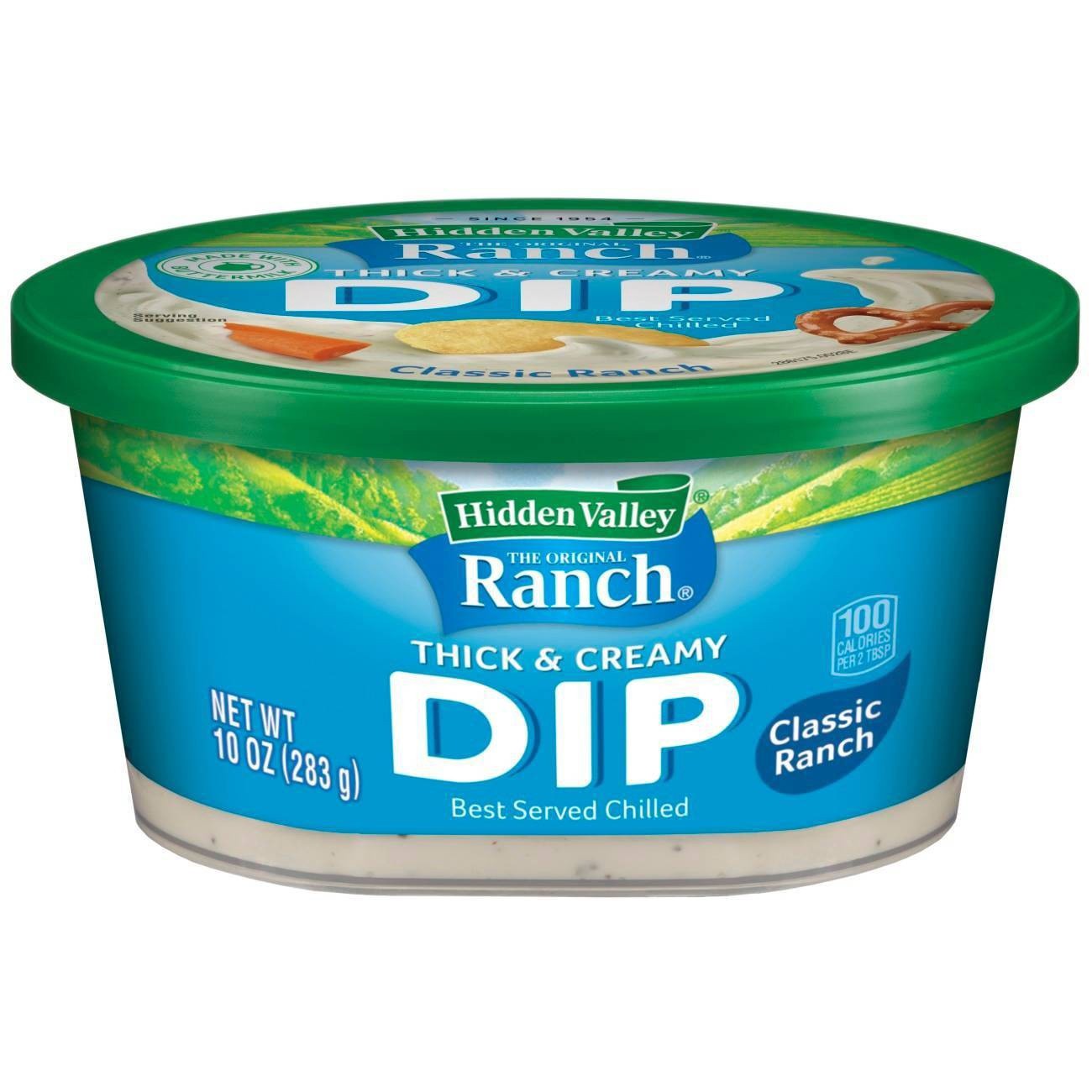 slide 1 of 7, Hidden Valley Classic Ranch Ready-to-Eat Dip, 10 oz