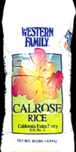 slide 1 of 1, Western Family Calrose Rice Extra Fancy, 10 lb