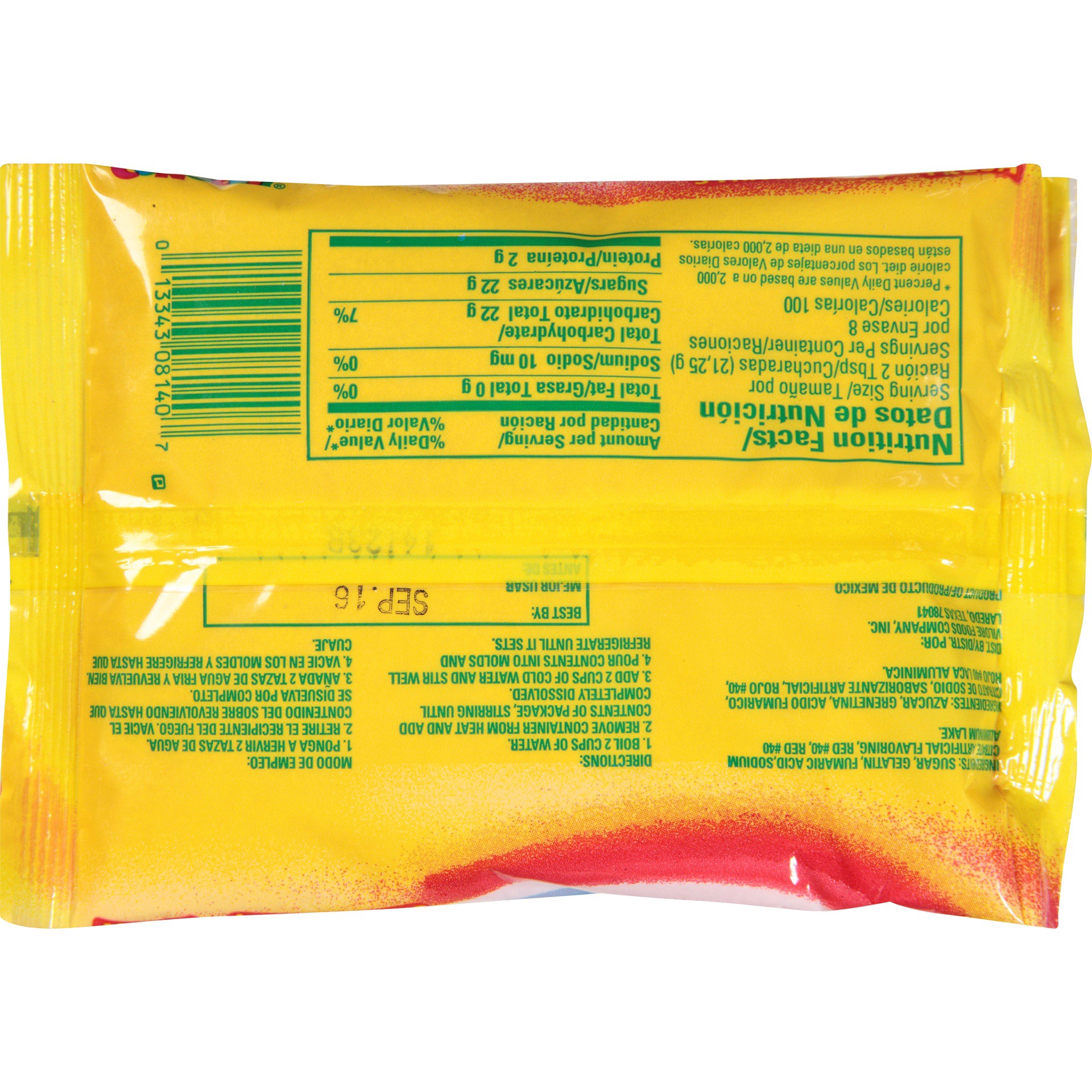 slide 3 of 4, Congelli Strawberry Water Based Gelatin Dessert, 6 oz