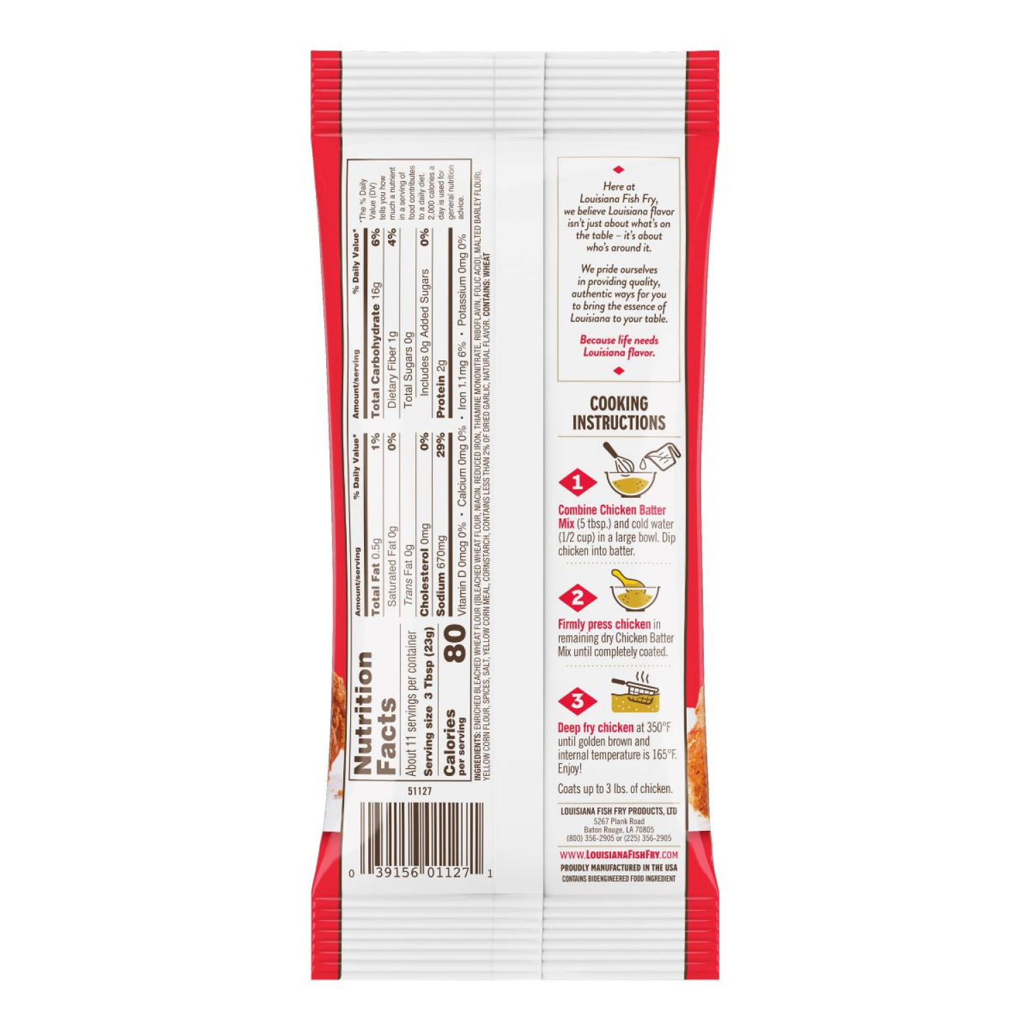 slide 2 of 2, Louisiana Spicy Chicken Fry, 9 oz