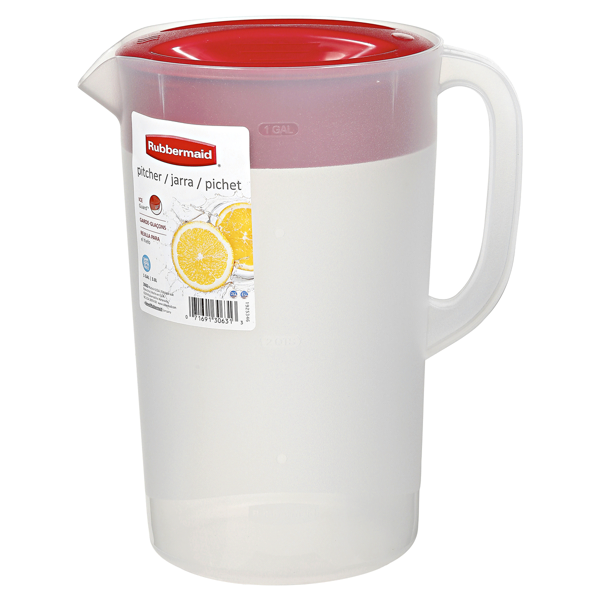 slide 2 of 6, Rubbermaid Classic Pitcher - Racer Red, 1 gal