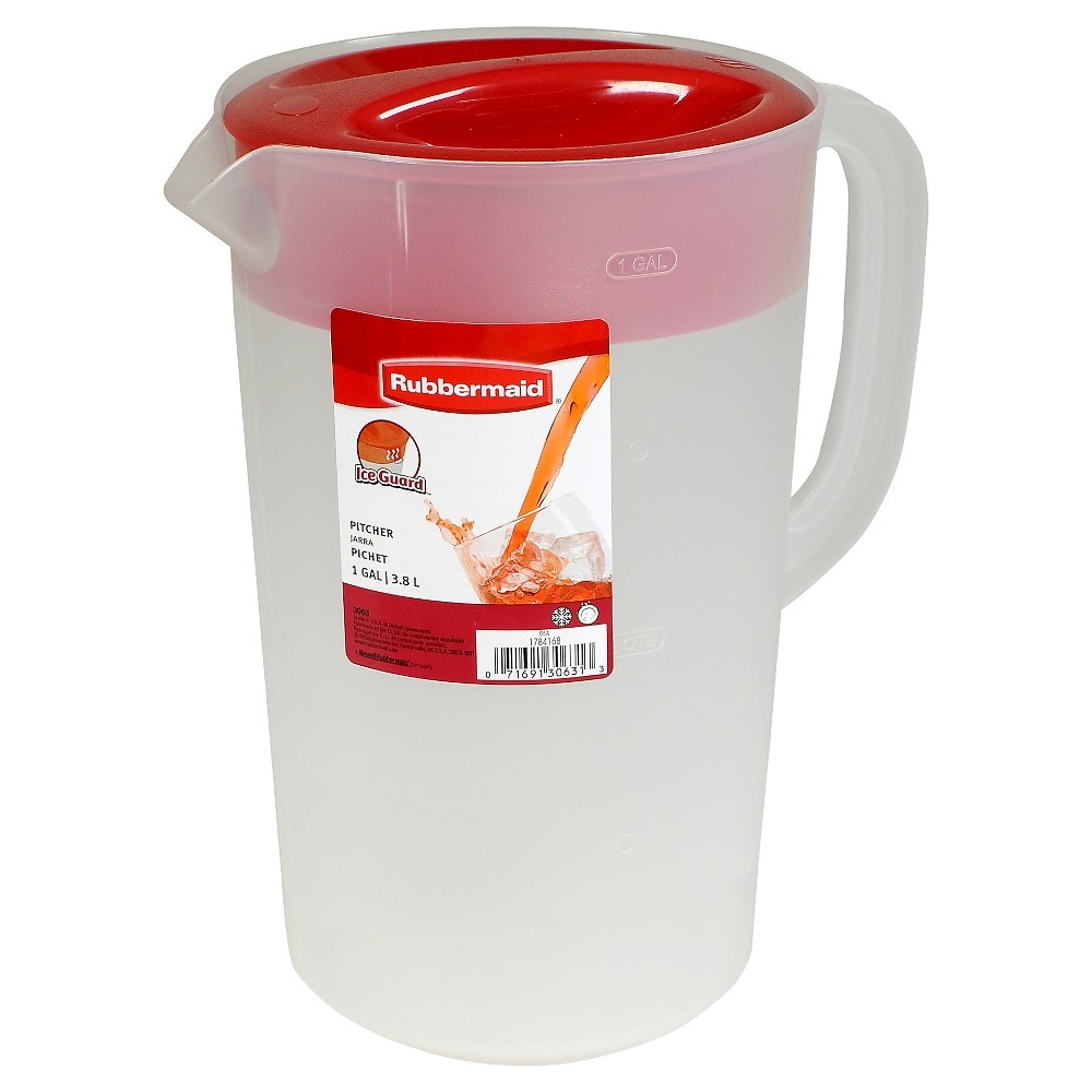 slide 5 of 6, Rubbermaid Classic Pitcher - Racer Red, 1 gal