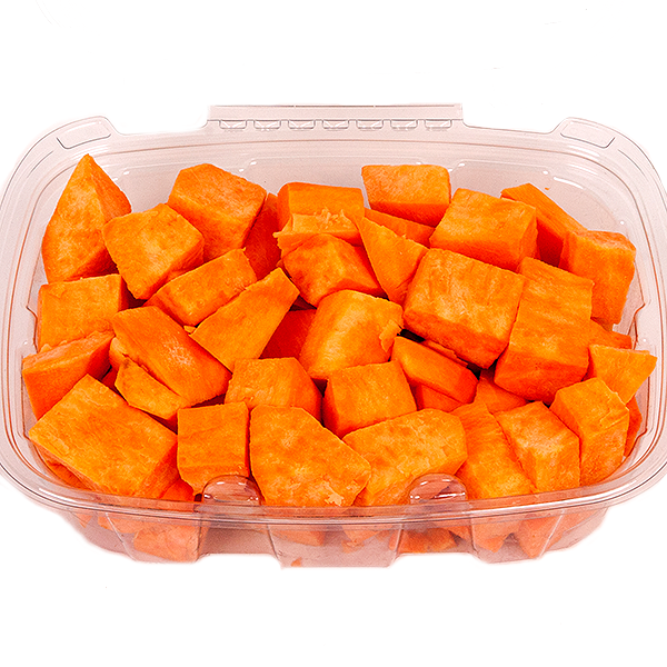slide 1 of 1, L&B Sweet Potato Cubes, 14 oz