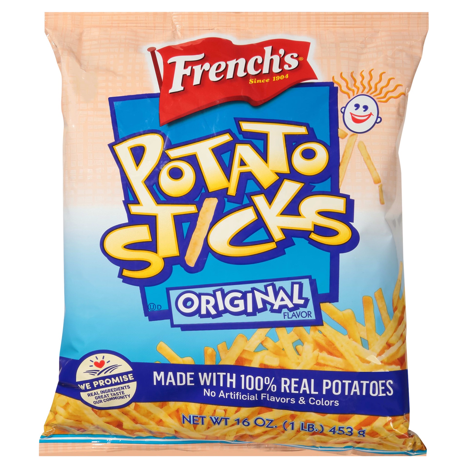 slide 1 of 5, French's Shoestring Potato Sticks, 16 oz, 16 oz