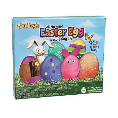 slide 1 of 1, Dudley's All In One Easter Egg Decorating Kit, 1 ct