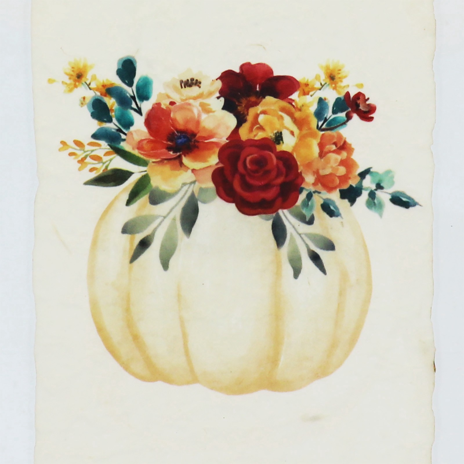 slide 3 of 3, 8" Cream Pumpkin Wall Decor By Ashland, 6 in x 8 in