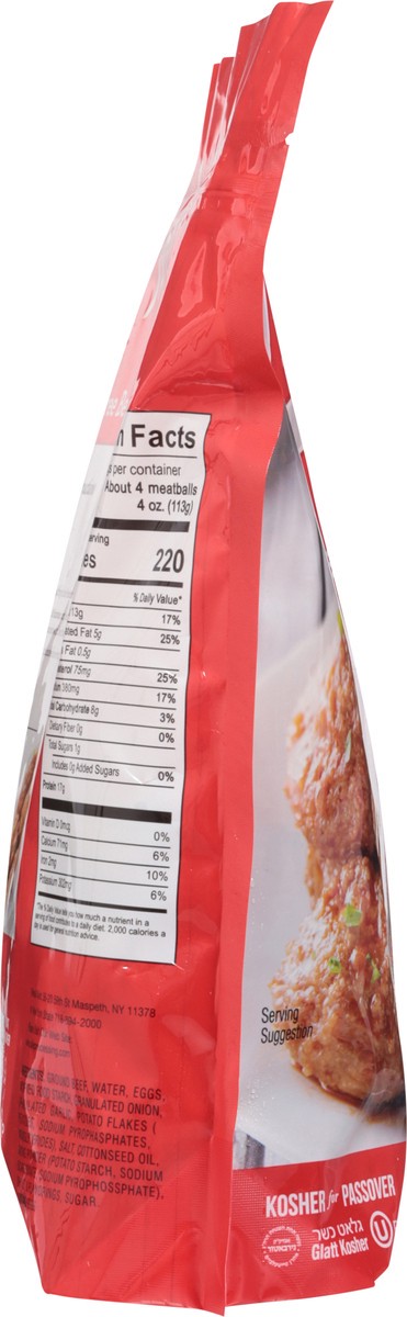 slide 3 of 13, Meal Mart Beef Meatballs 26 oz, 26 oz