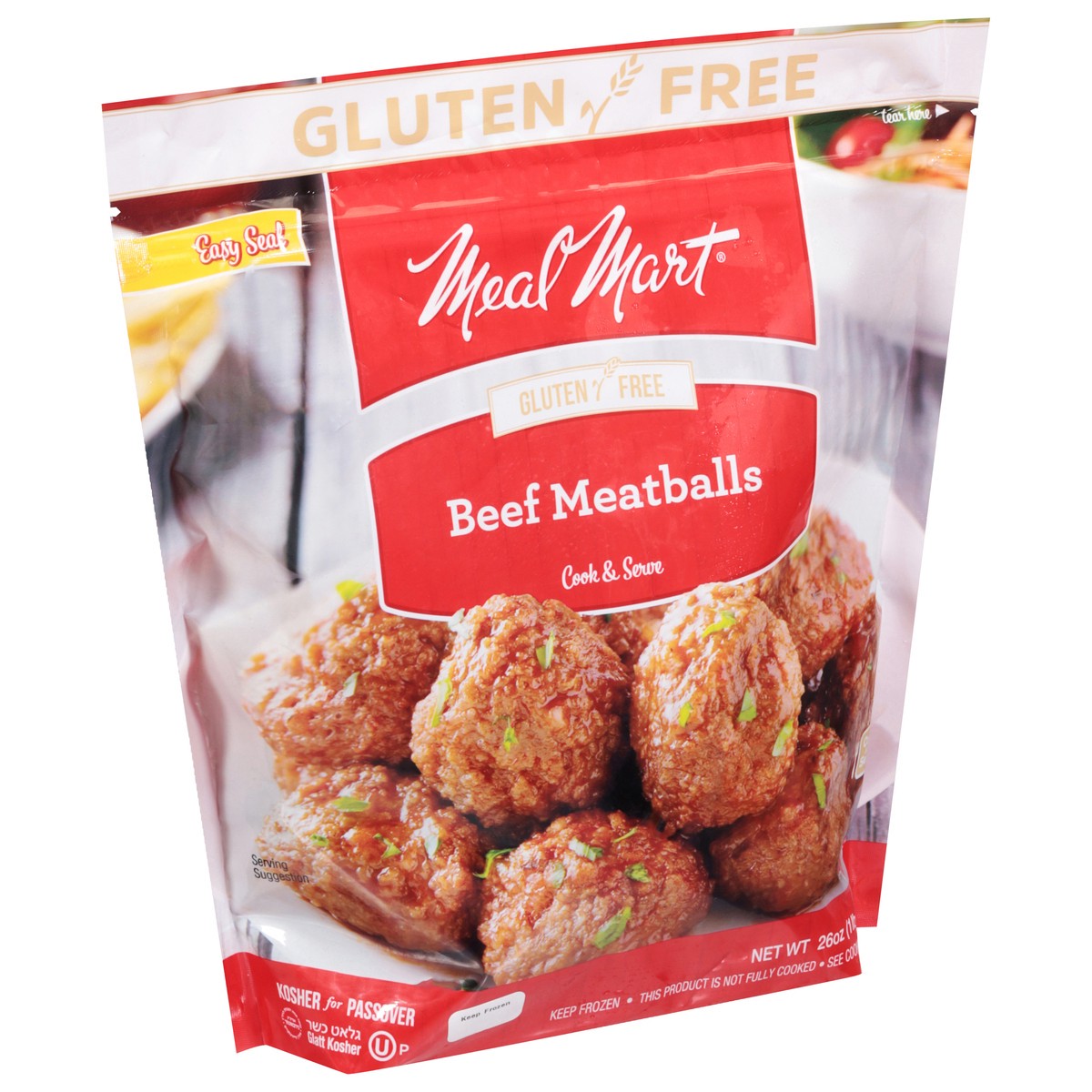 slide 11 of 13, Meal Mart Beef Meatballs 26 oz, 26 oz