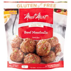 Meal Mart Gluten Free Beef Meatballs - 26 oz