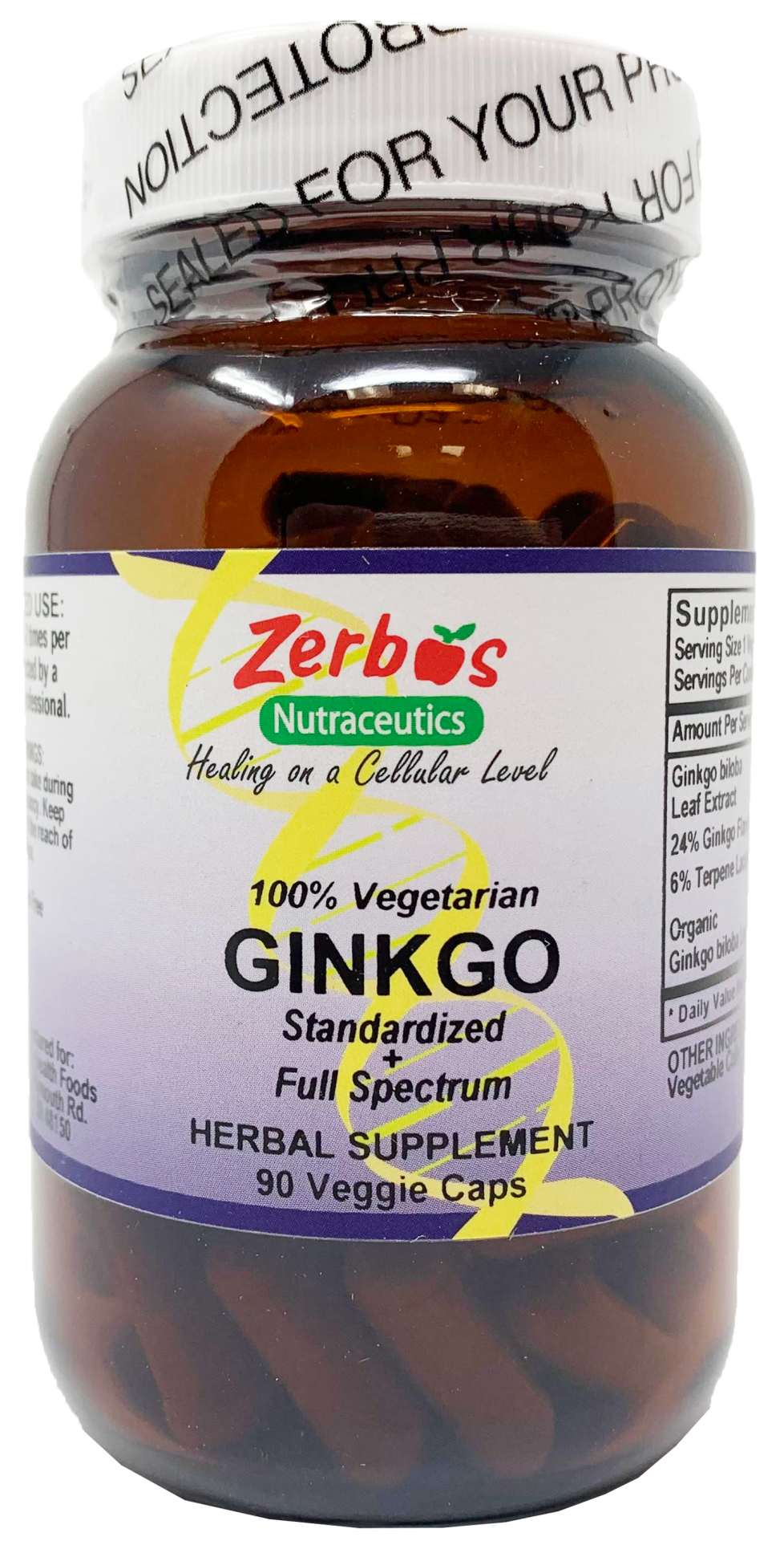 slide 1 of 1, Vitality Caps Ginkgo, 90 ct