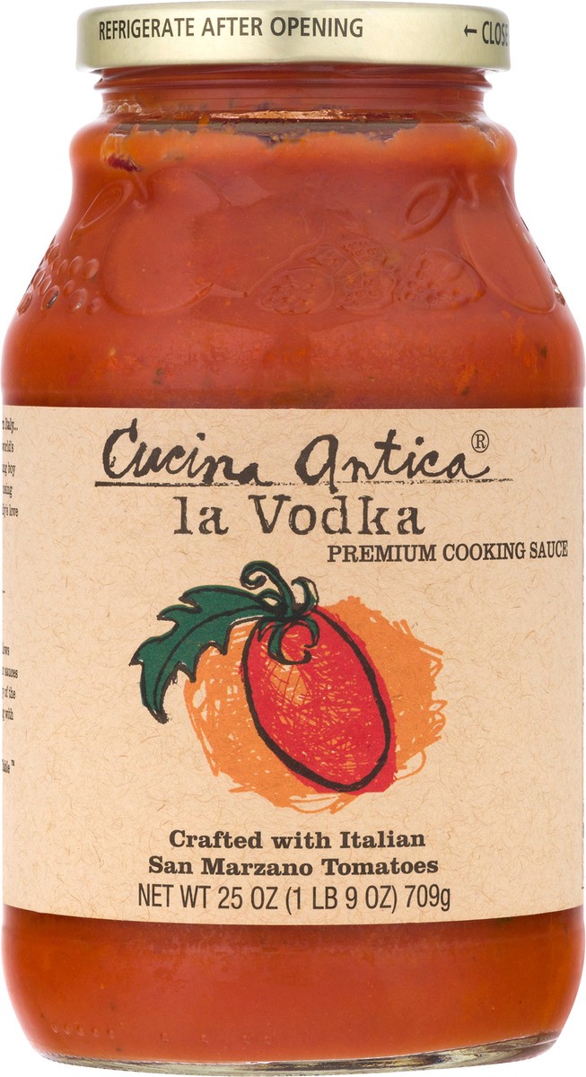 slide 8 of 13, Cucina Antica La Vodka Cooking Sauce 25 oz, 25 oz