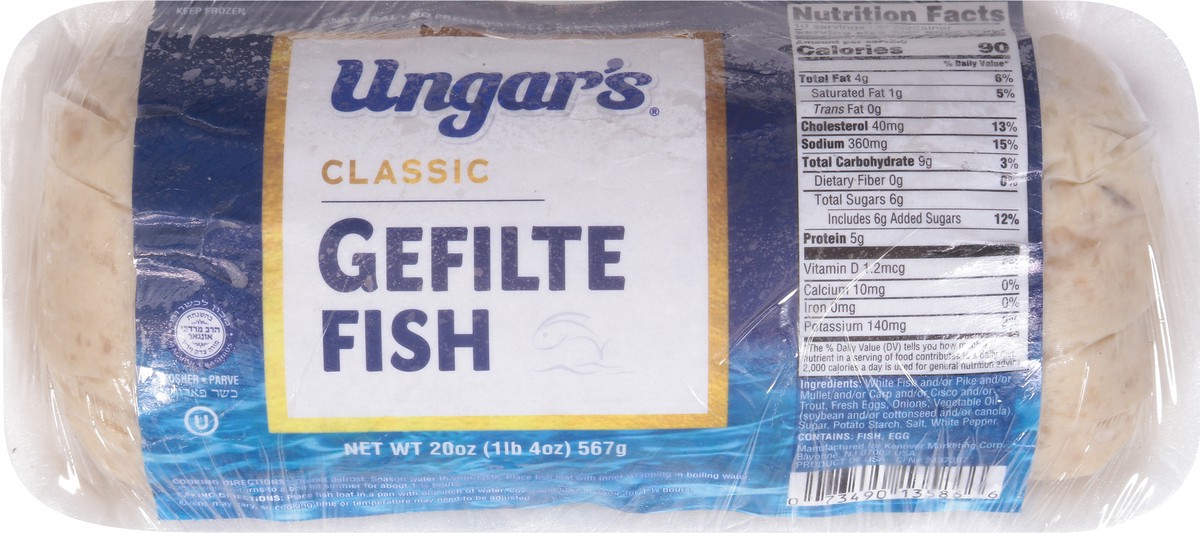 slide 12 of 14, Ungar's Classic Gefilte Fish 20 oz, 20 oz